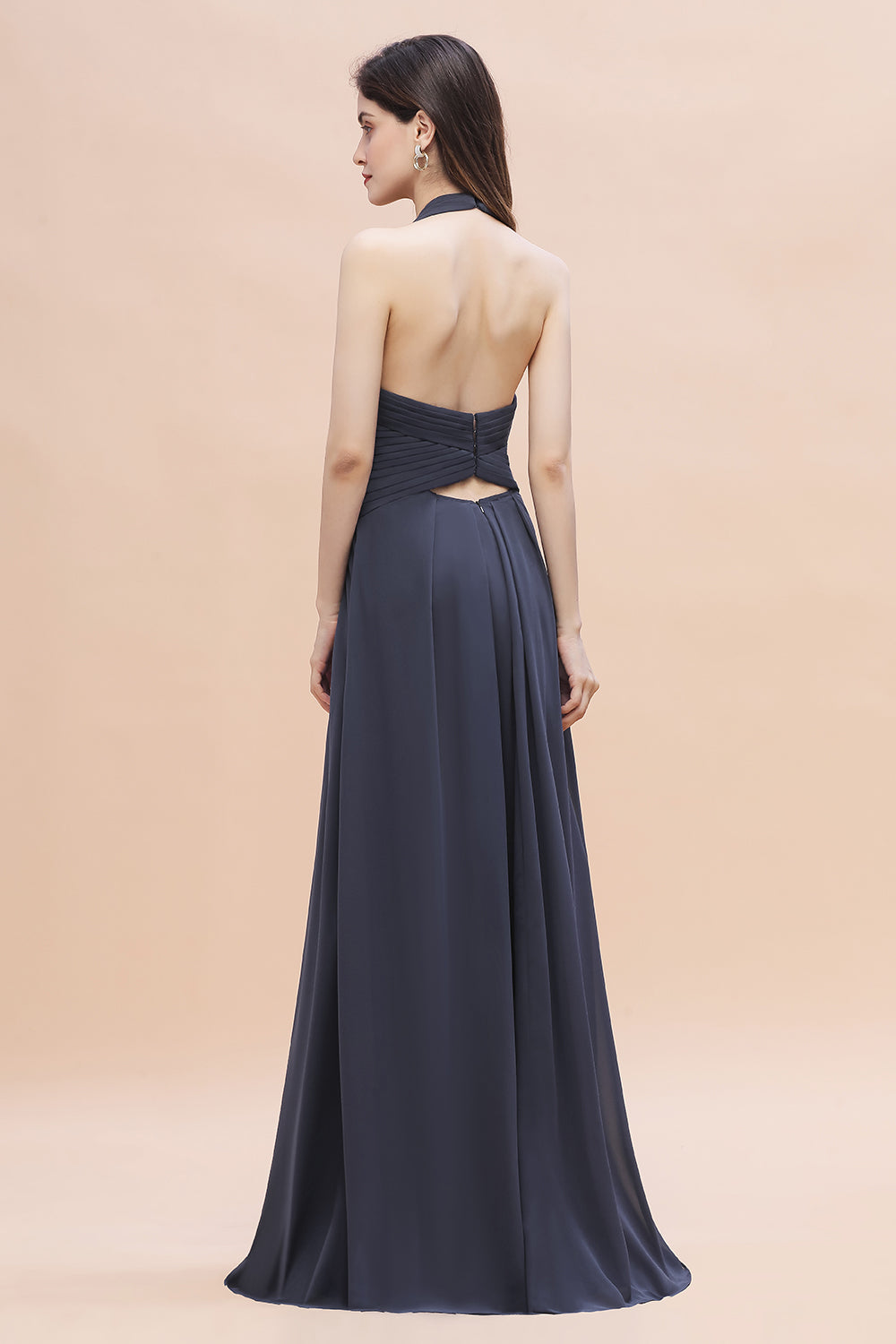 navy blue dress for baby girl Kiss Of Life Chiffon Maxi Dress Pink main image 1