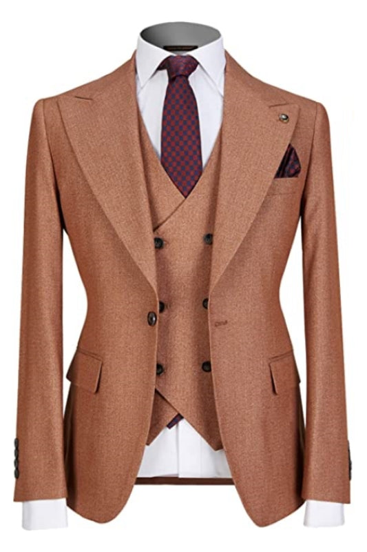 revolve brown midi dress Men's Gold Brown Tan Beige Khaki Bronze Formal Suit – Luxury Metallic Finish Wedding And Prom 2026 ForGold 34 Short or Extra Small