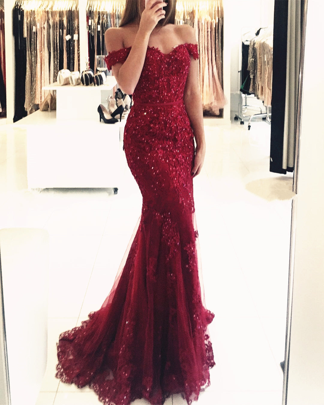 johnny was navy beaded mesh dress Beaded Mesh Strapless Slit Gown by Ladivine CD407 – ABC Fashion main image 1