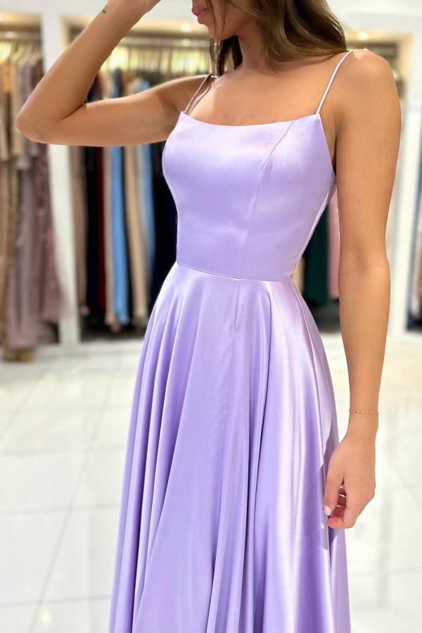 elegant purple dresses Purple Elegant Midi Dress S / Purple main image 0