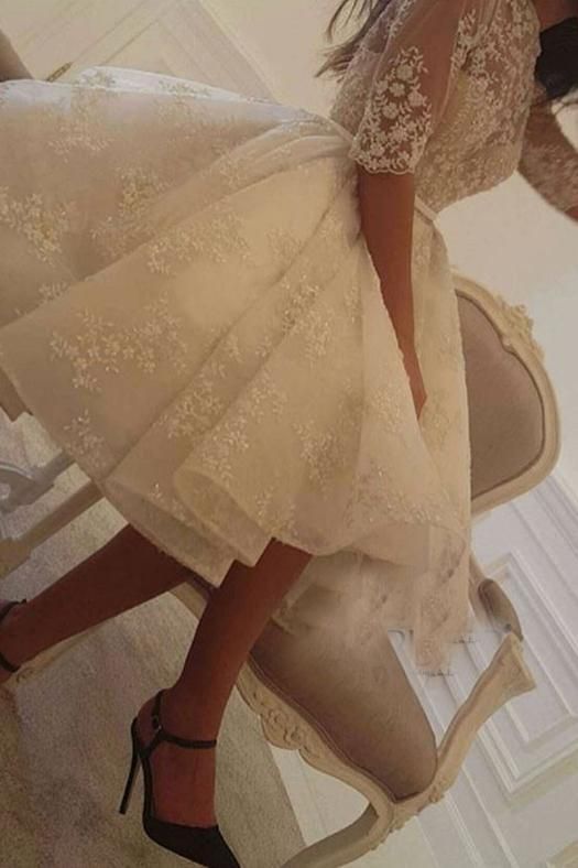 Excellent Long A-line Jewel Tulle Lace Evening Dress
