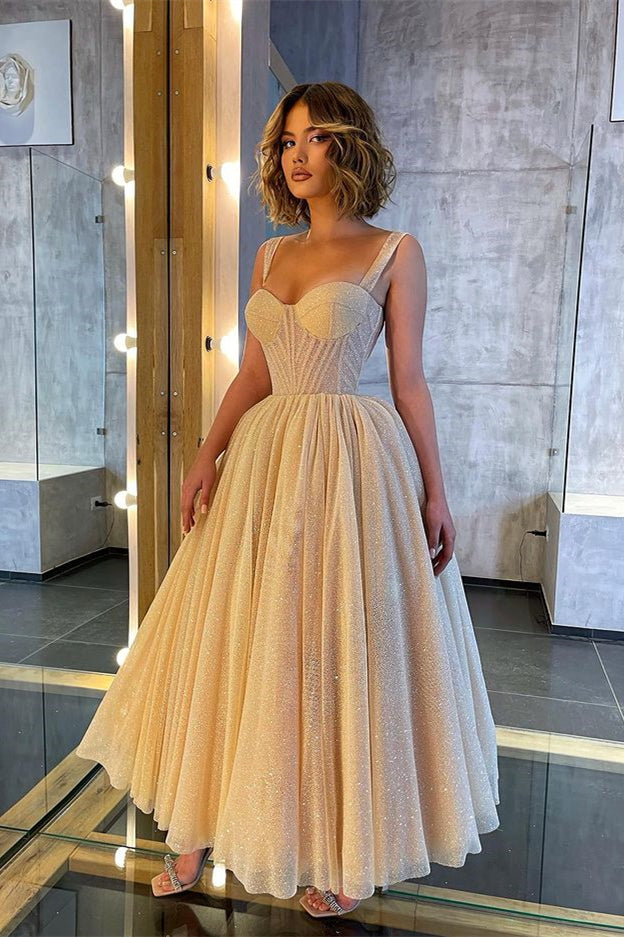 green emerald velvet dress Square Neck Sequin Tulle Ball Gown Gold Evening Prom Dresses, Evening   SposaDresses