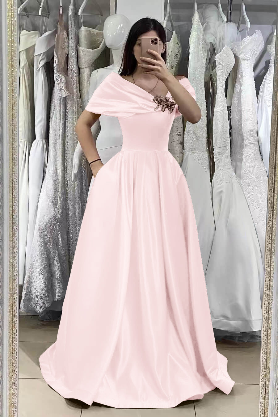 plus size sage green bridesmaid dresses Floral-Print Strapless Long Prom Ball Gown CLA1035 Multi / 2