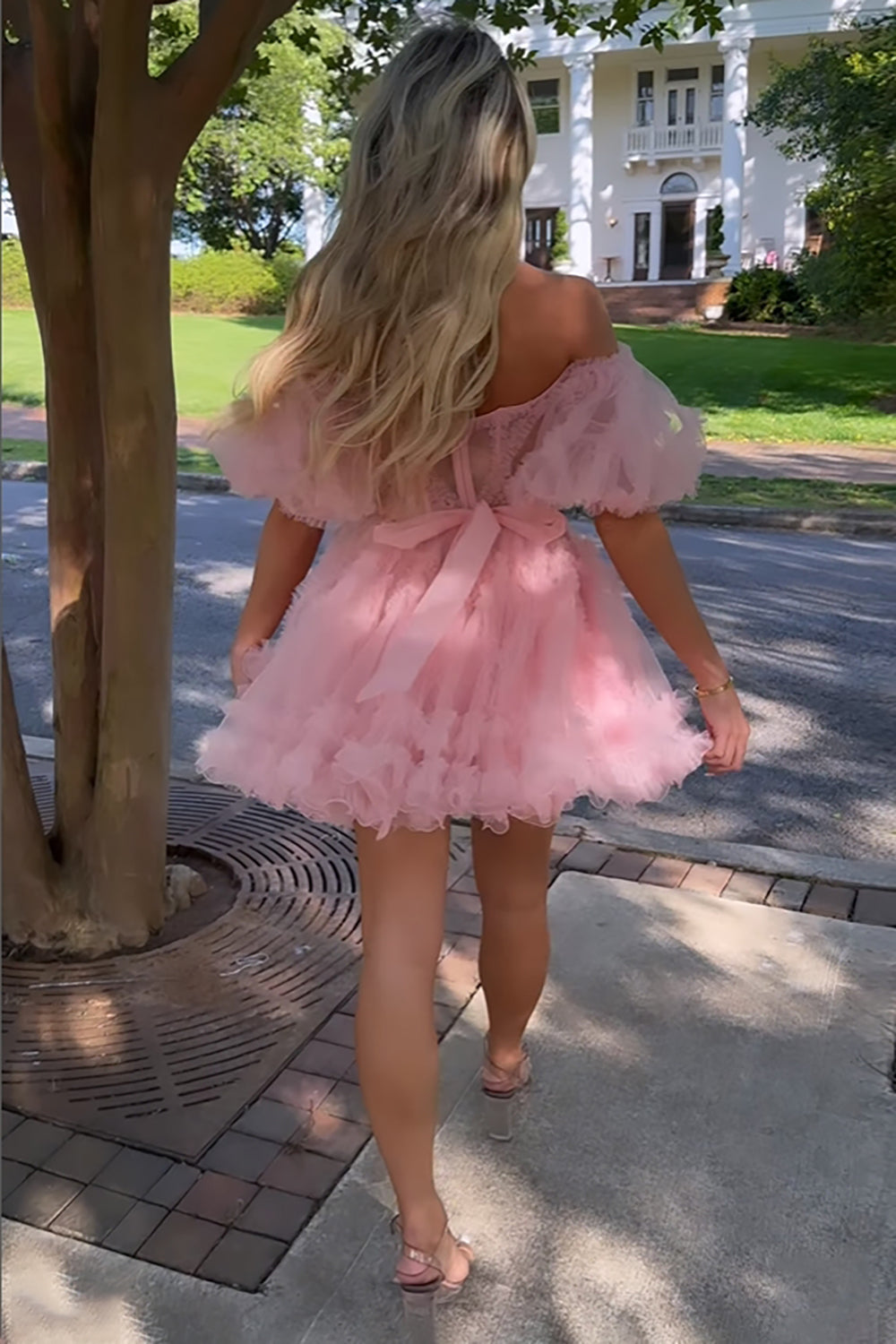 a line short homecoming dress Light Pink Corset A-Line Short Homecoming Dress – BIZTUNNEL