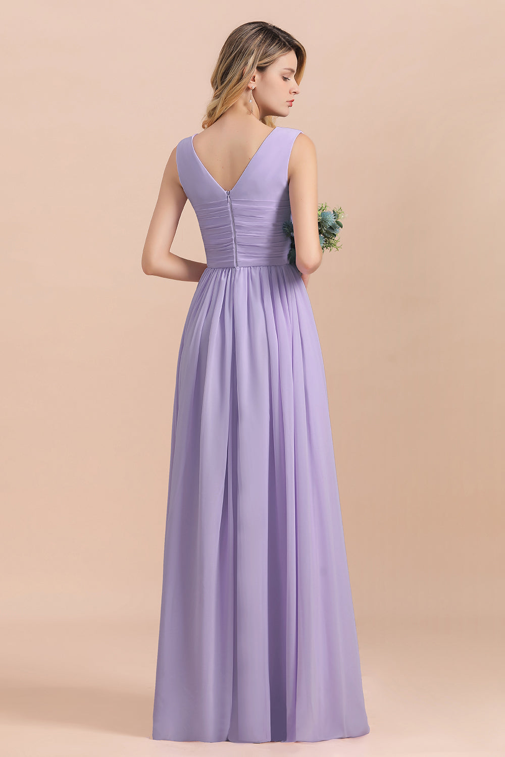 blue dress for baby girl Lavender Bridesmaid Dresses Convertible – Lisposa main image 1