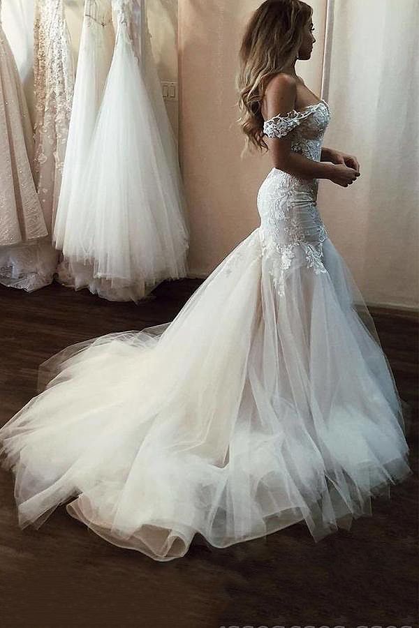 navy blue dress for baby girl Backless Mermaid Wedding Dress main image 0