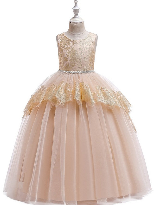 green emerald velvet dress Two Piece Sequin Junior Bridesmaid Dress Tulle Skirt Ruffle Hem Sleeveless Sparkle, White main image 1