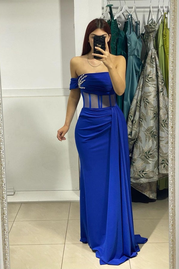 red dress blue flowers Zapaka Women Royal Blue Short Formal Dress Sparkle Short Cocktail Dress –  ZAPAKA NZ main image 0
