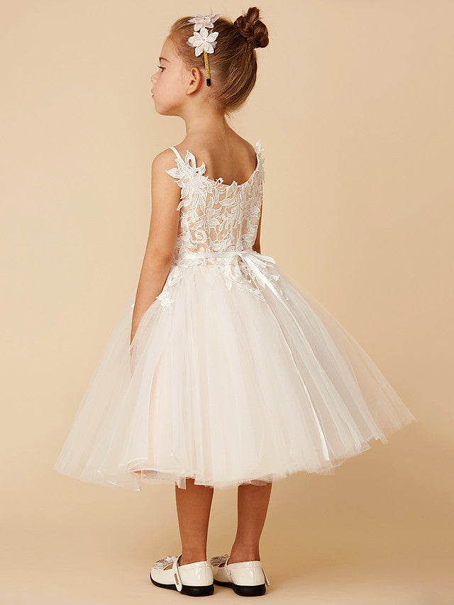 first communion short dresses Short Sleeved First Communion Lace Peplum Long Length Dress