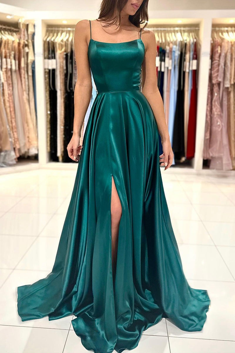 slim fit dress slacks Ever-Pretty One Shoulder Satin Mermaid Maxi Bodycon Dress main image 1