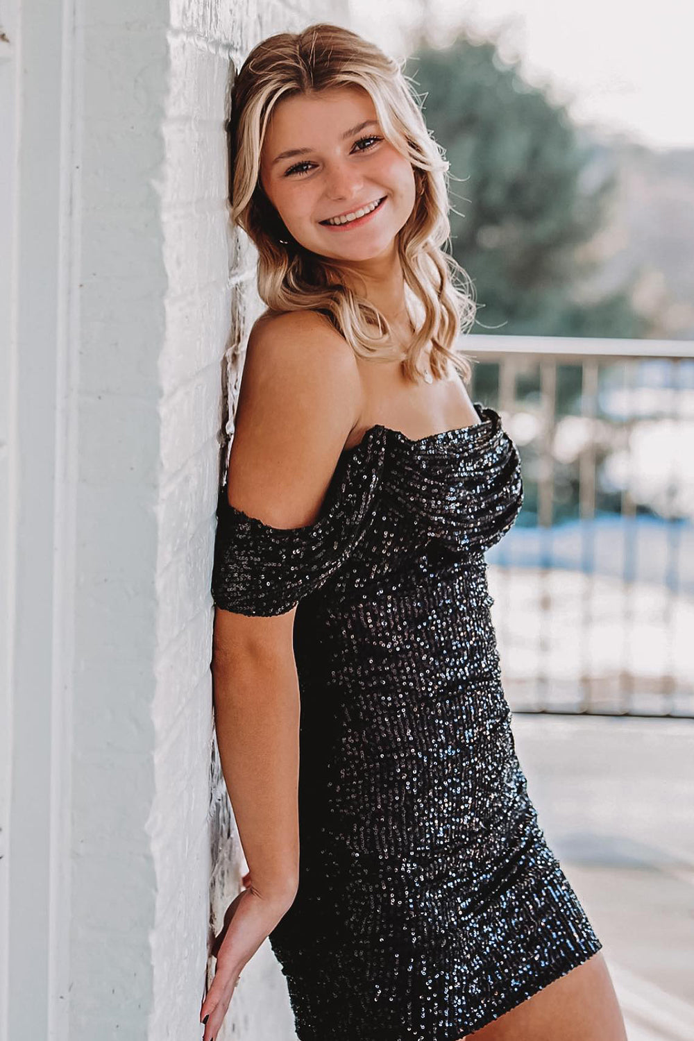 homecoming dresses tight sparkly Short Sheath Black Sequin Tight Homecoming Dress Black / 10