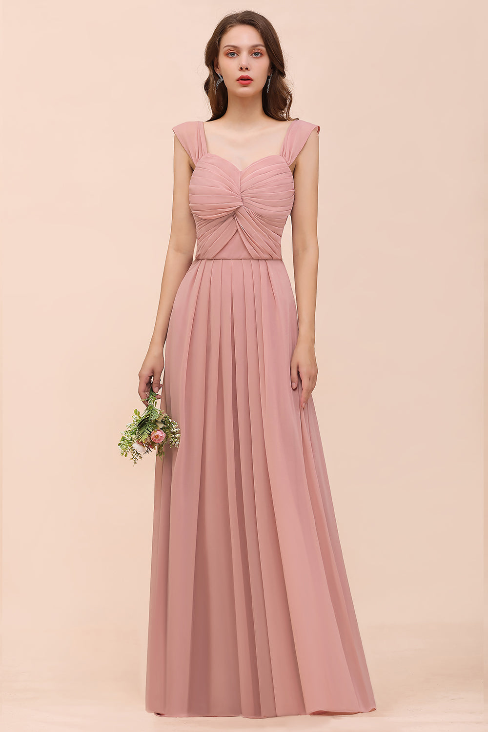 white christmas dresses Elegant Lace Sweetheart Bridesmaid Dresses Chiffon Split main image 0