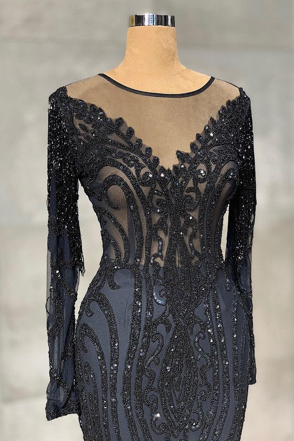 Elegant Two Pieces Mermaid Tulle Lace Long Formal Prom Dresses main image 1