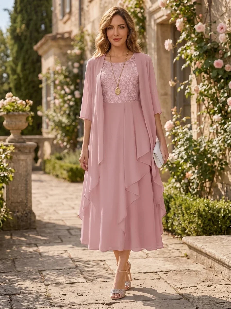Mother of the Bride Dresses for Fall Weddings: Sleeves and Fabric