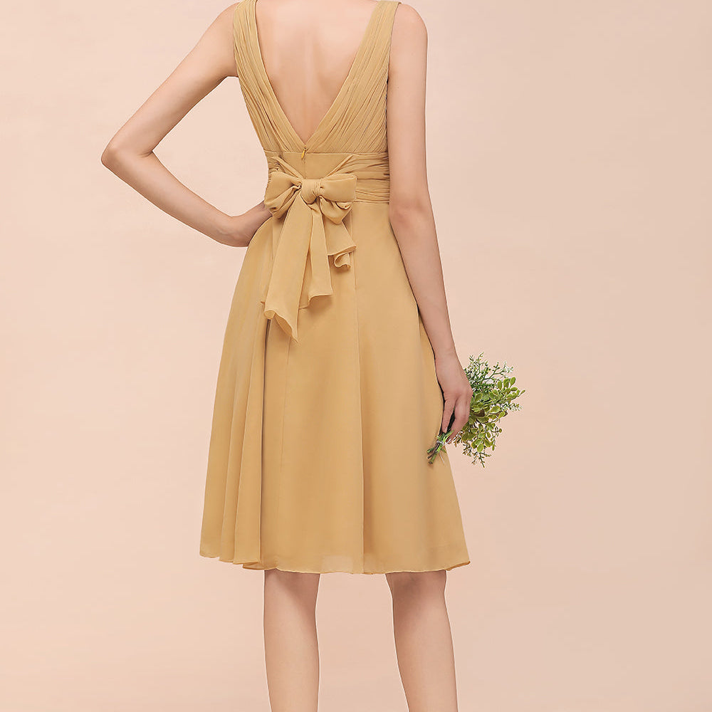 affordable gold bridesmaid dresses Light Gold Bridesmaid Dresses