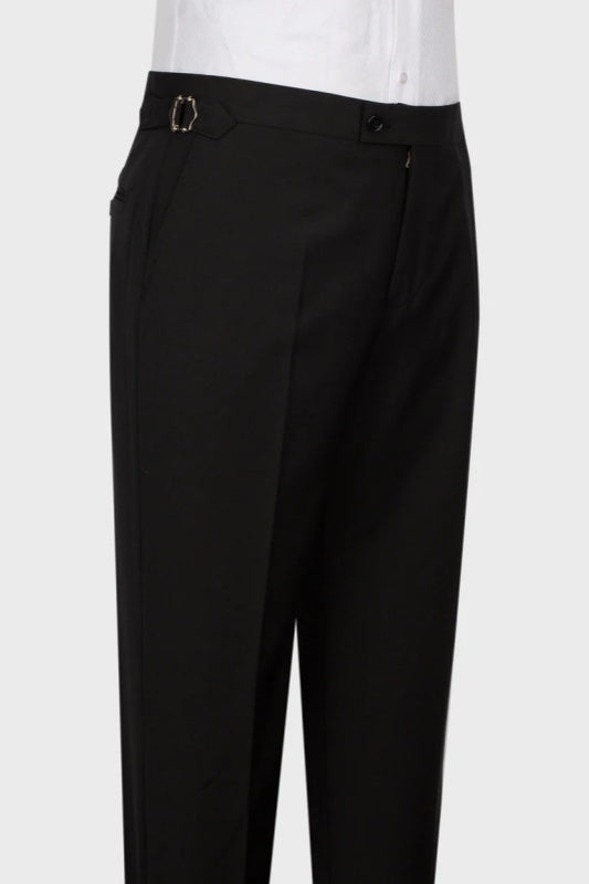 
                  
                    Alexandra Black Peaked Lapel Three Pieces Business Men Suits
                  
                