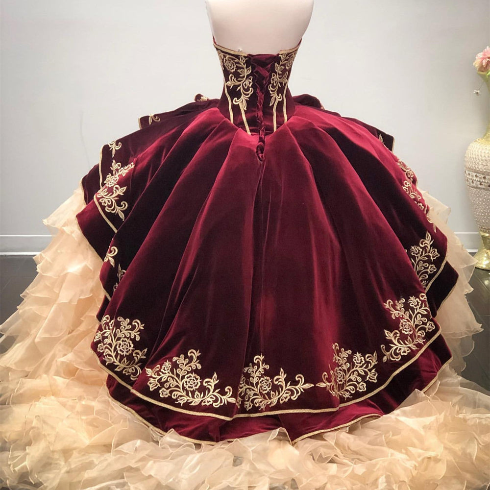 
                  
                    Best Long Ball Gown Sweetheart Organza Quinceanera Dress-BIZTUNNEL
                  
                