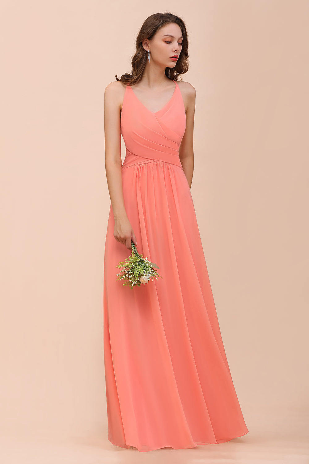 coral orange bridesmaid dresses Burnt Orange Bridesmaid Dresses BABARONI