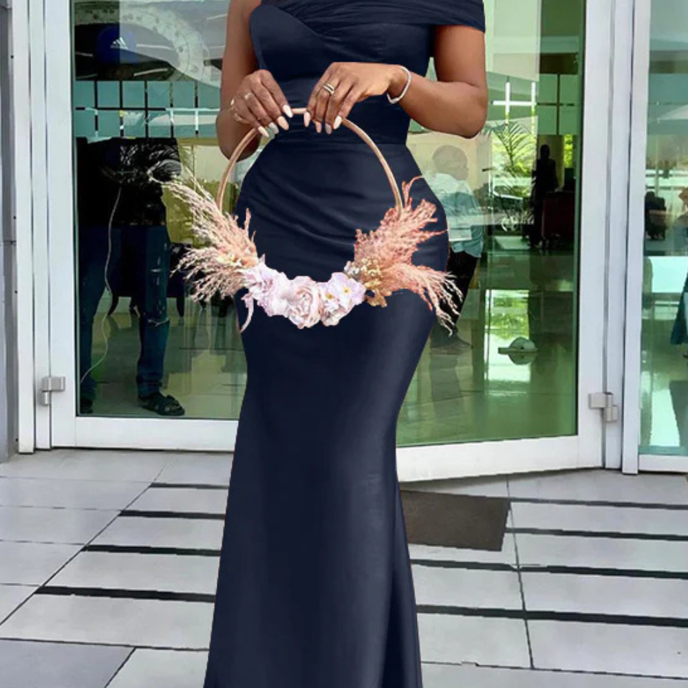 
                  
                    Elegant One Shoulder Sheath Long Prom Dress with Zipper-27dress
                  
                