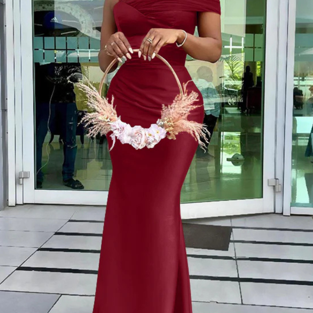 
                  
                    Elegant One Shoulder Sheath Long Prom Dress with Zipper-27dress
                  
                