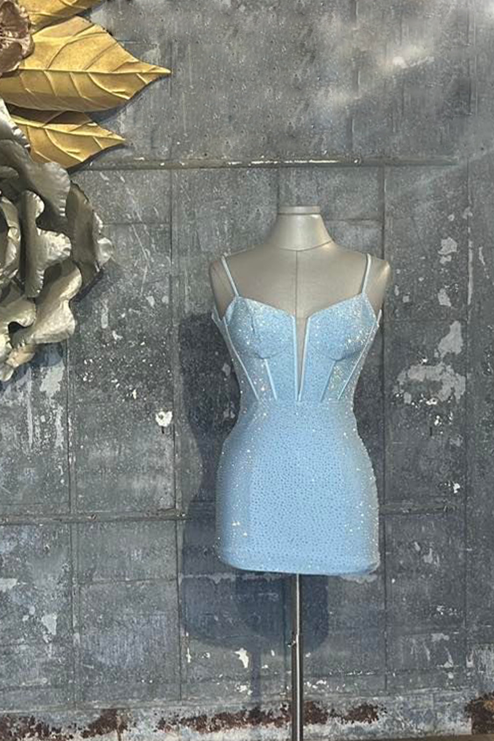 Glitter Royal Blue Beaded Tight Corset Short Homecoming Dress Glitter Royal Blue Beaded Tight Corset Short Homecoming Dress