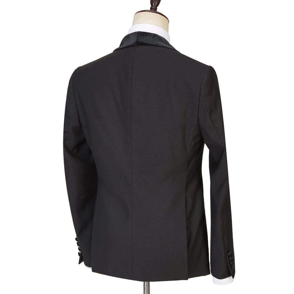 
                  
                    Jose Modern Three Pieces Black Shawl Lapel Sparkle Men Wedding Suits
                  
                