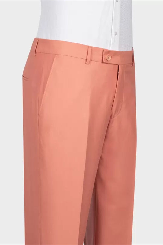 
                  
                    Lawrence Gentle Coral Shawl Lapel Double Breasted Wedding Suits
                  
                