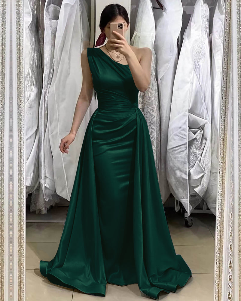 bridesmaid dress with detachable skirt FIT & FLARE BRIDAL GOWN WITH REMOVABLE SKIRT CDCD861W