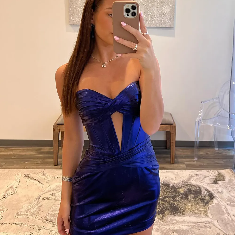 
                  
                    Lilac Sweetheart Corset Tight Short Homecoming Dress
                  
                