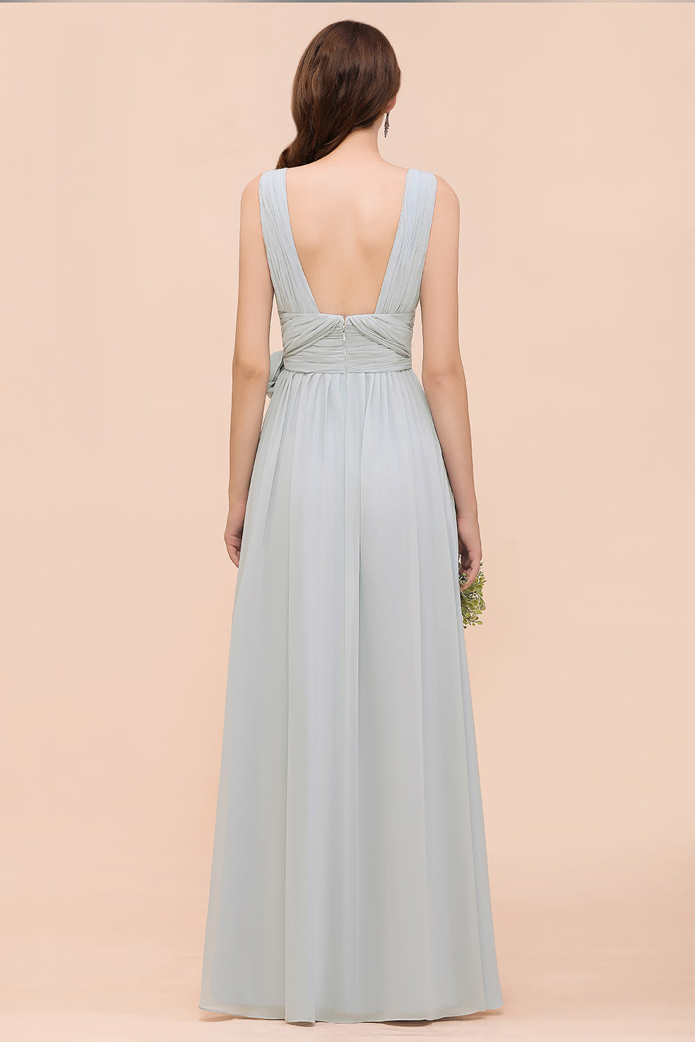 Charger l&amp;#39;image dans la galerie, Long A-Line Chiffon Wedding Guest Dress Infinity Bridesmaid Dress-BIZTUNNEL
