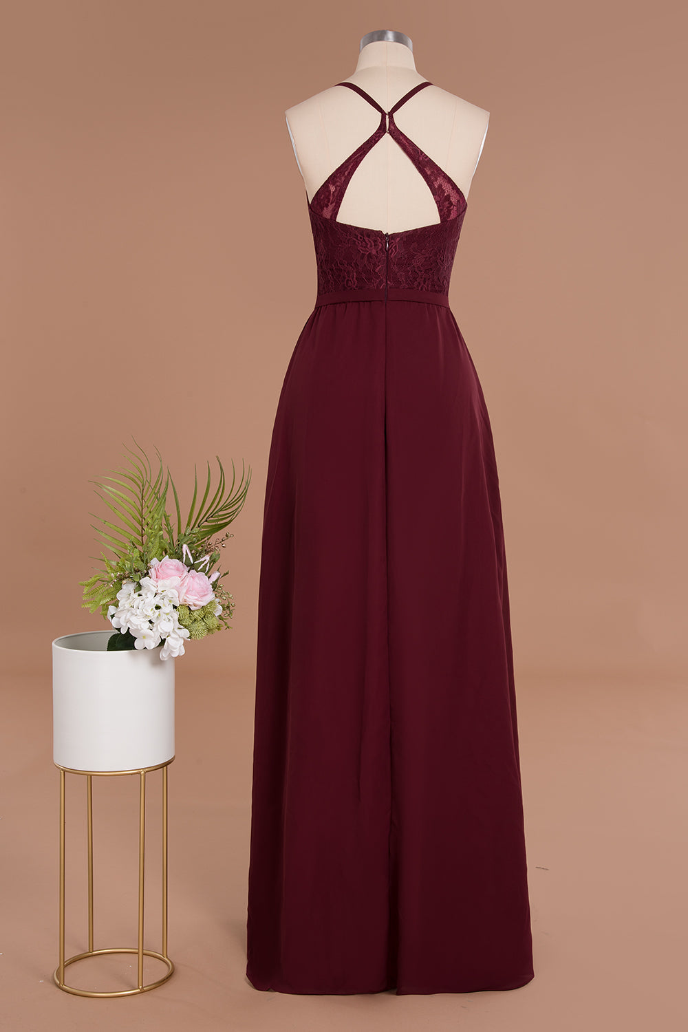 strappy back bridesmaid dress Pastel Long Mermaid Low Back Bridesmaid Dresses with Spaghetti Straps