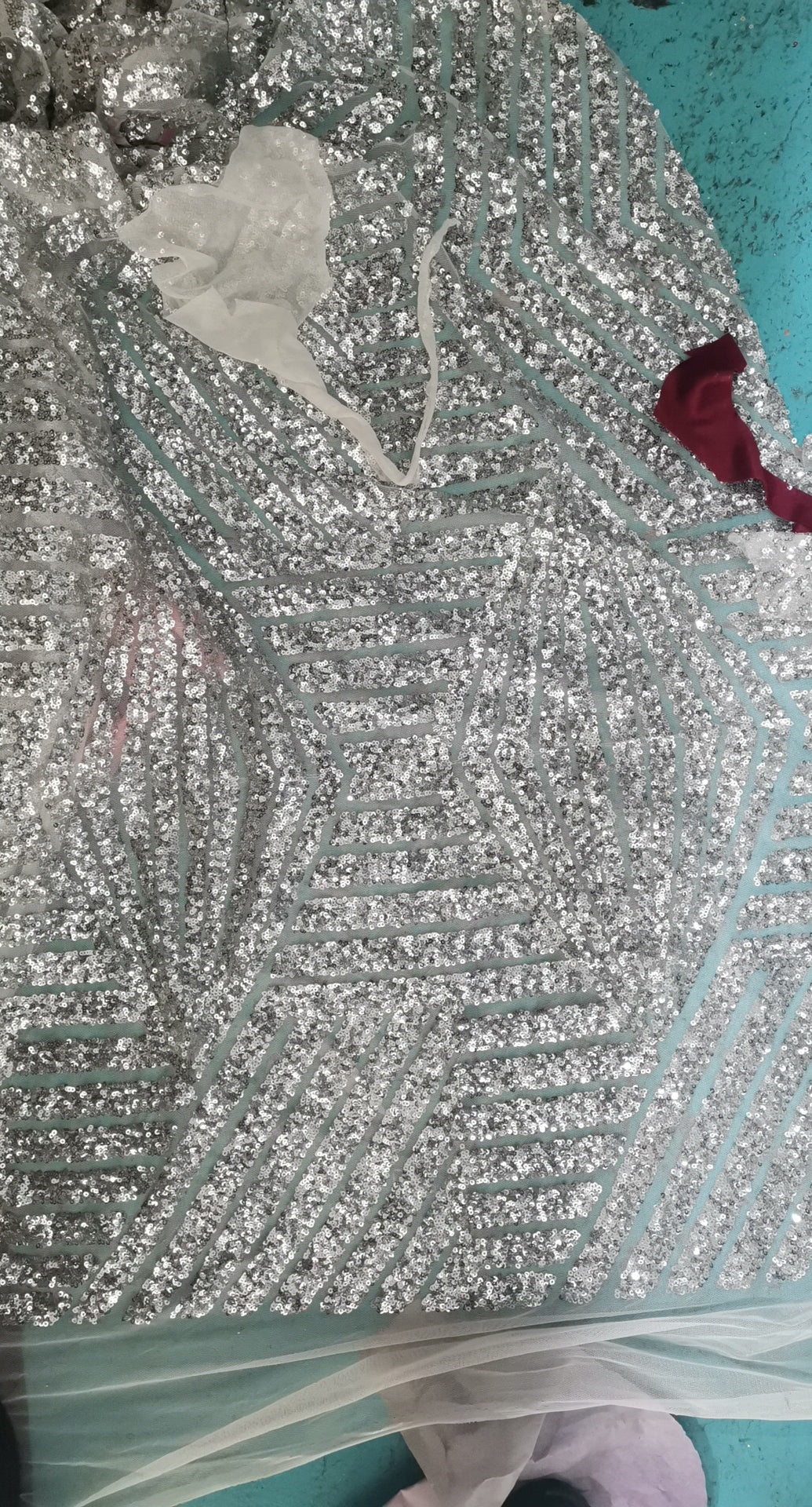 Cargar imagen en el visor de la Galería, Long Mermaid Off the shoulder Sequins Prom Dresses with Sleeves-BIZTUNNEL
