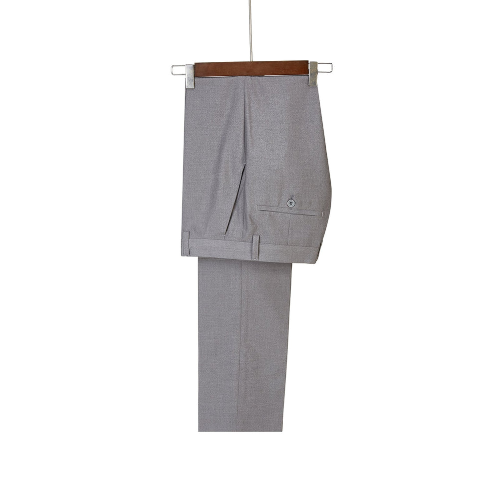 
                  
                    Robert Light Gray One Button Shiny Shawl Lapel Three Pieces Wedding Men Suits
                  
                