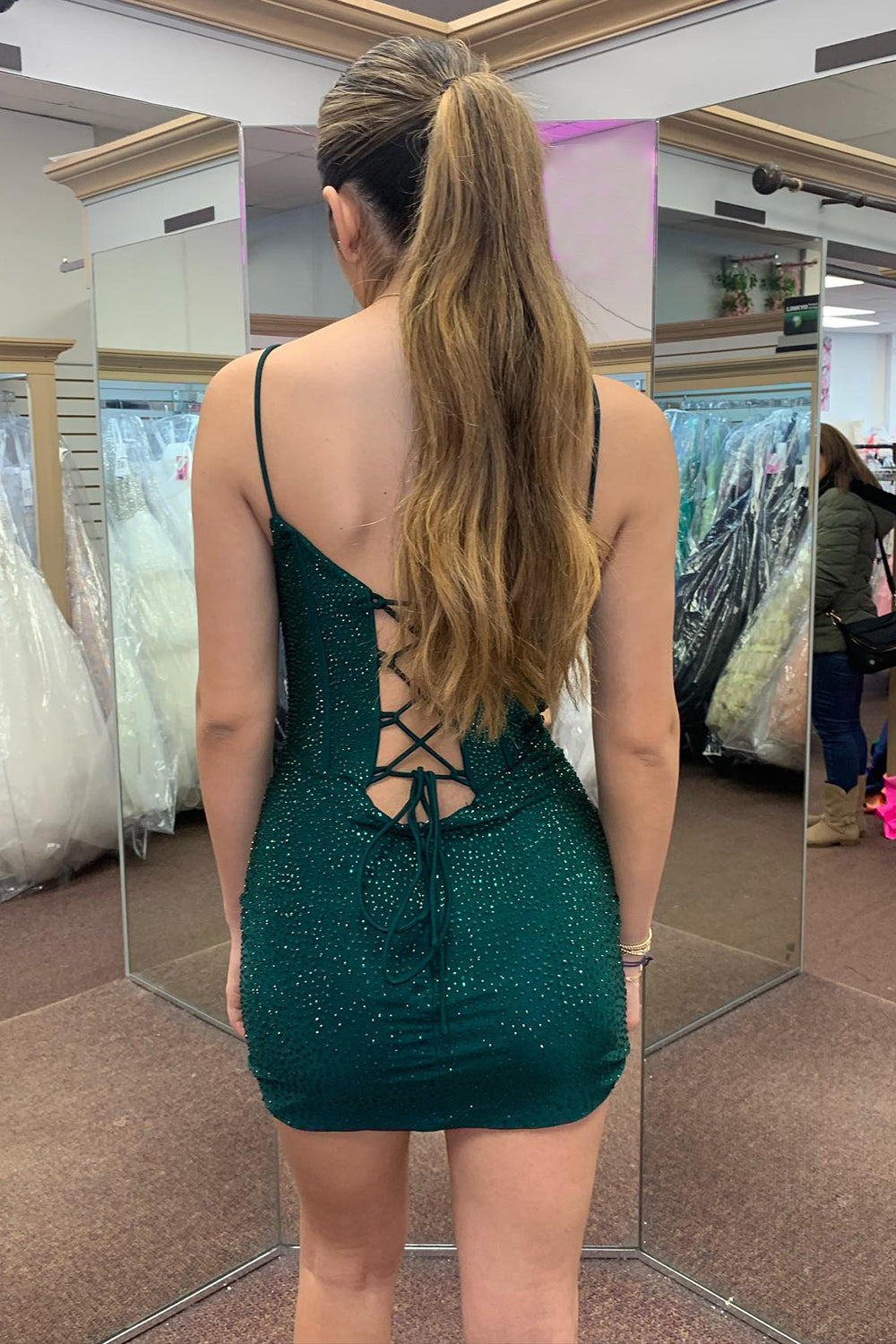 Sparkly Blue Corset Top Beaded Tight Short Homecoming Dress Sparkly Blue Corset Top Beaded Tight Short Homecoming Dress