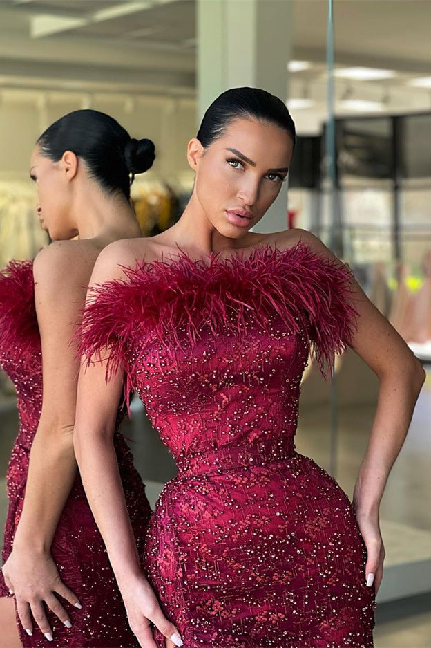 
                  
                    Sleeveless Mermaid Prom Dress with Bold Beadwork
                  
                