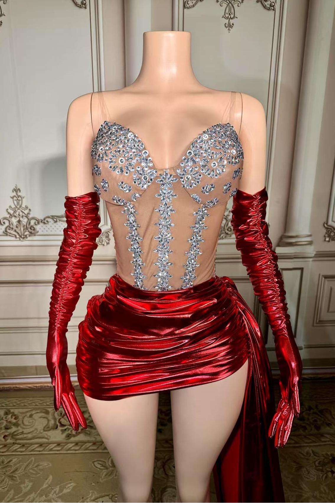 Stunning Sweetheart Sheath Mini Homecoming Dress with Diamonds BIZTUNNEL Stunning Sweetheart Sheath Mini Homecoming Dress with Diamonds BIZTUNNEL