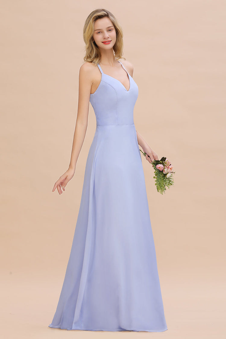 A-Line/Princess Spaghetti Straps Beading Sleeveless Short Chiffon Cocktail Dresses main image 1